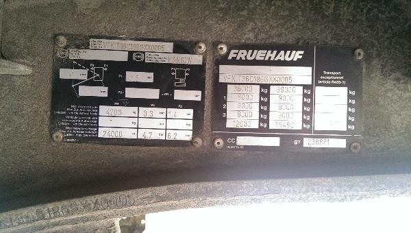 Fruehauf T36 Curtain  trailers