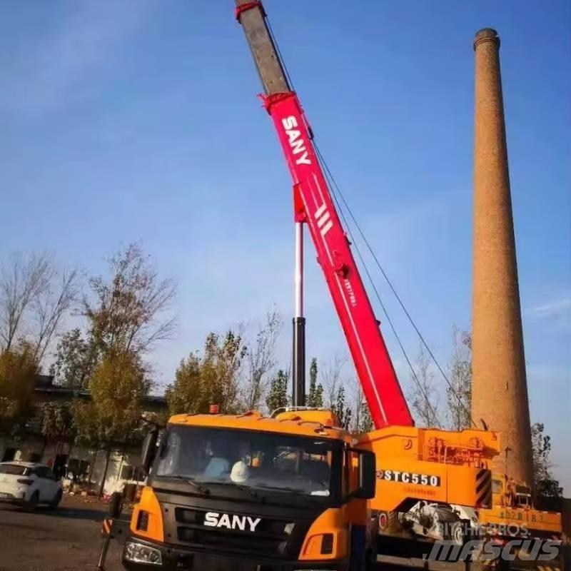 Sany stc550 Mobile and all terrain cranes