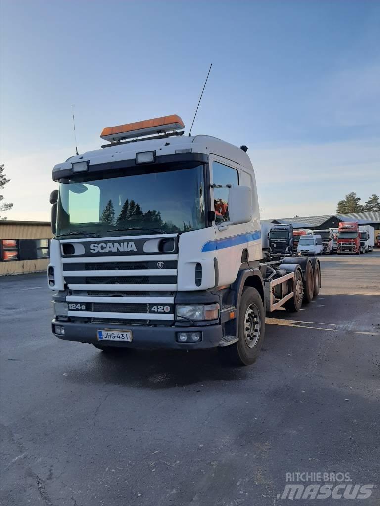 Scania P 124 Hook lift trucks