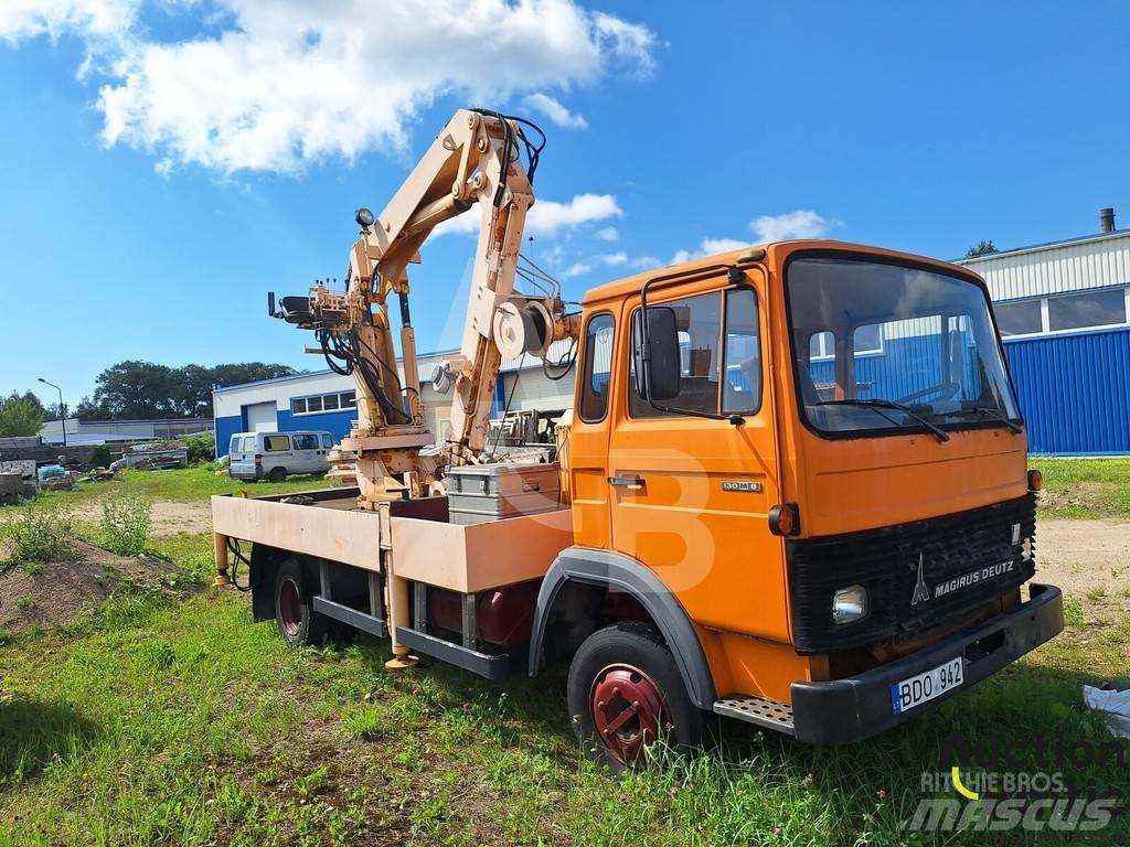 Magirus 130 M 8 Flatbed Trucks
