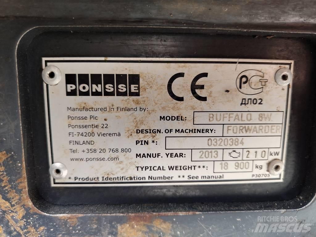 Ponsse Buffalo 8W Forwarders