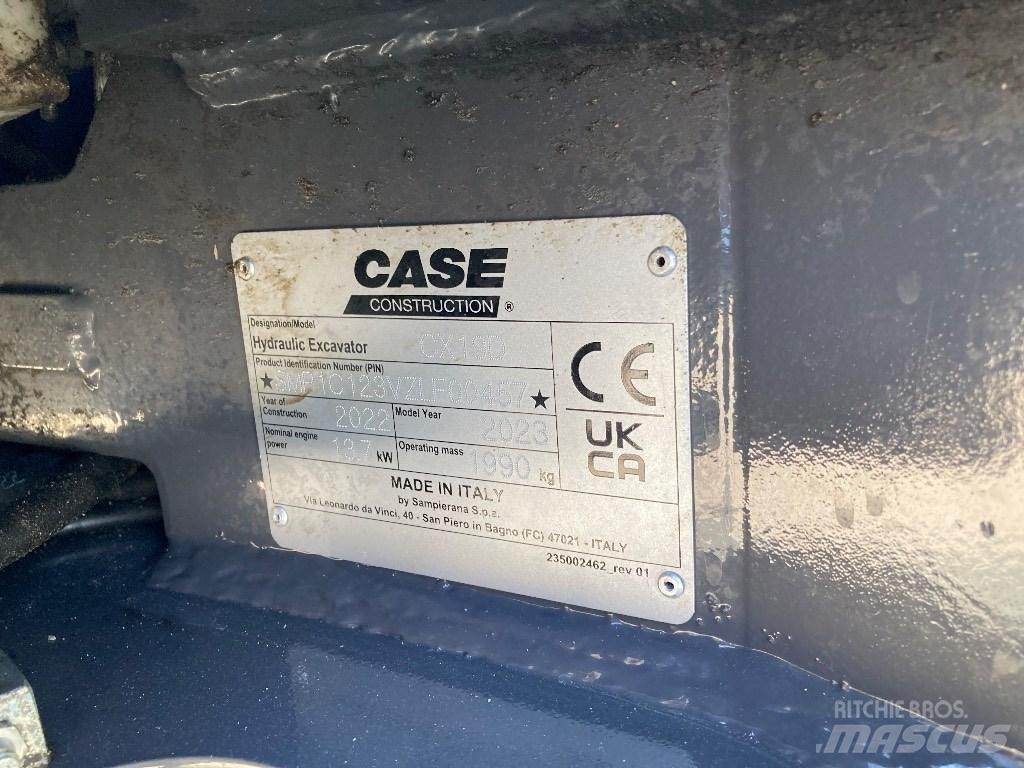 CASE CX 19 D Mini Excavators <7t (Mini Diggers)