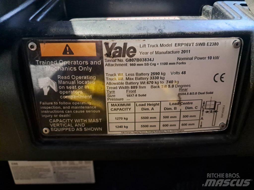 Yale ERP16VT Electric Forklifts