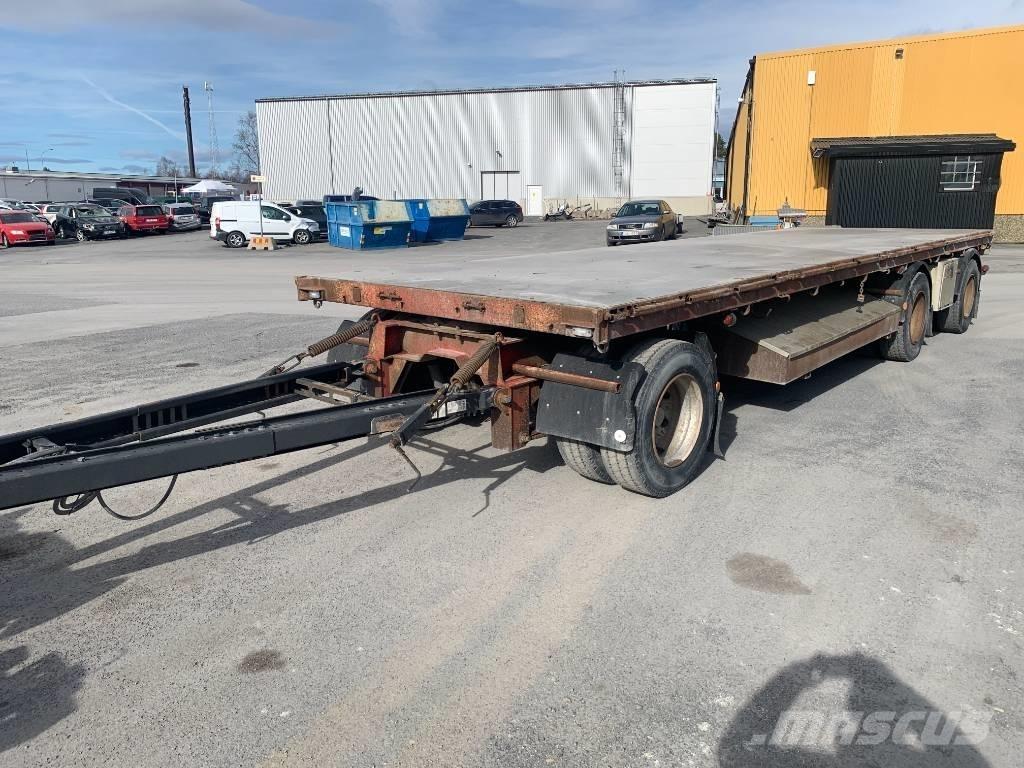 ORY 3 axlad flakvagn Flatbed Trailers