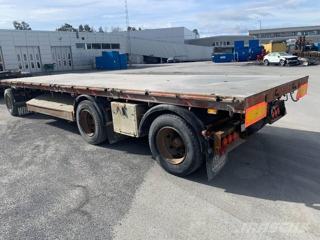 ORY 3 axlad flakvagn Flatbed Trailers