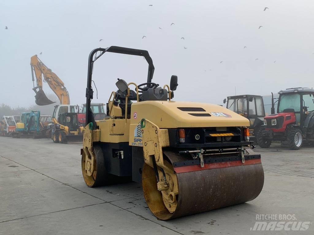 CAT CB 334 E Twin drum rollers