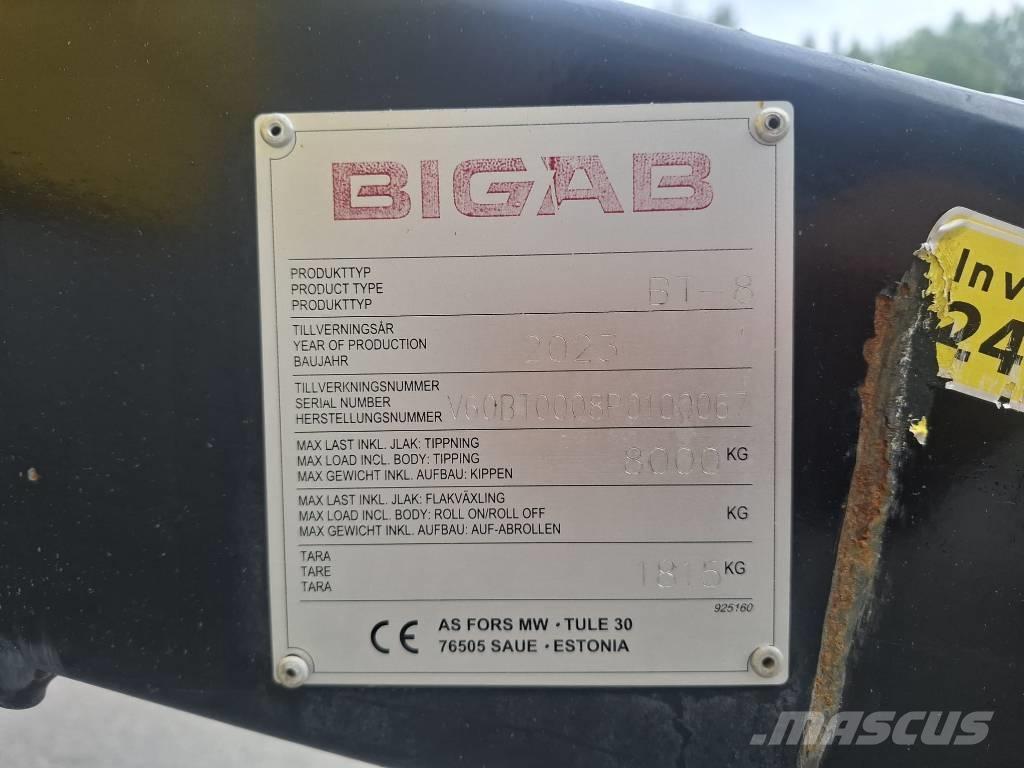 Bigab BT 8 Dump Trailers