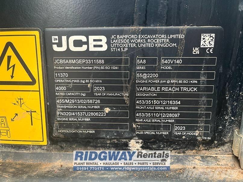 JCB 540-140 Telescopic Handlers
