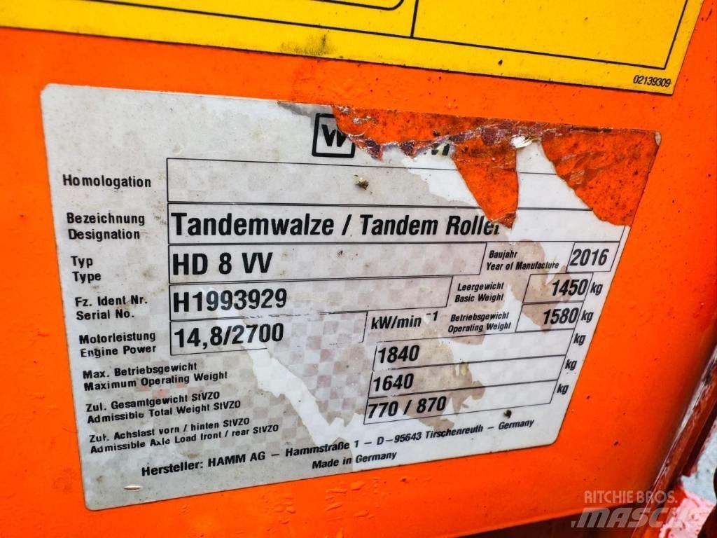 Hamm HD 8 VV Twin drum rollers