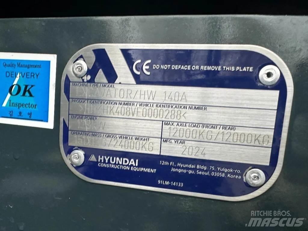 Hyundai HW140A Wheeled Excavators