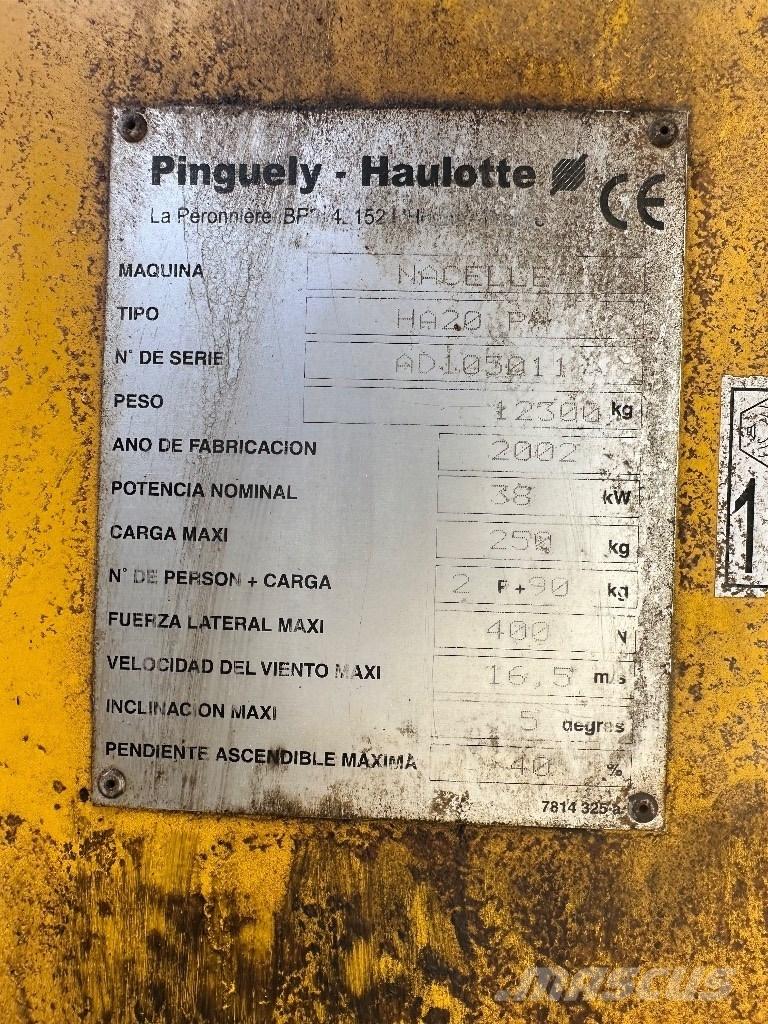 Haulotte HA 20 PX Articulated boom lifts