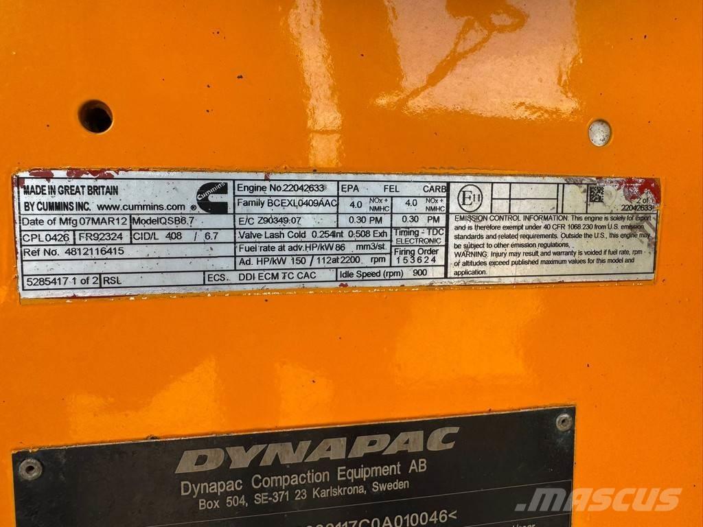 Dynapac CA362PD Single drum rollers