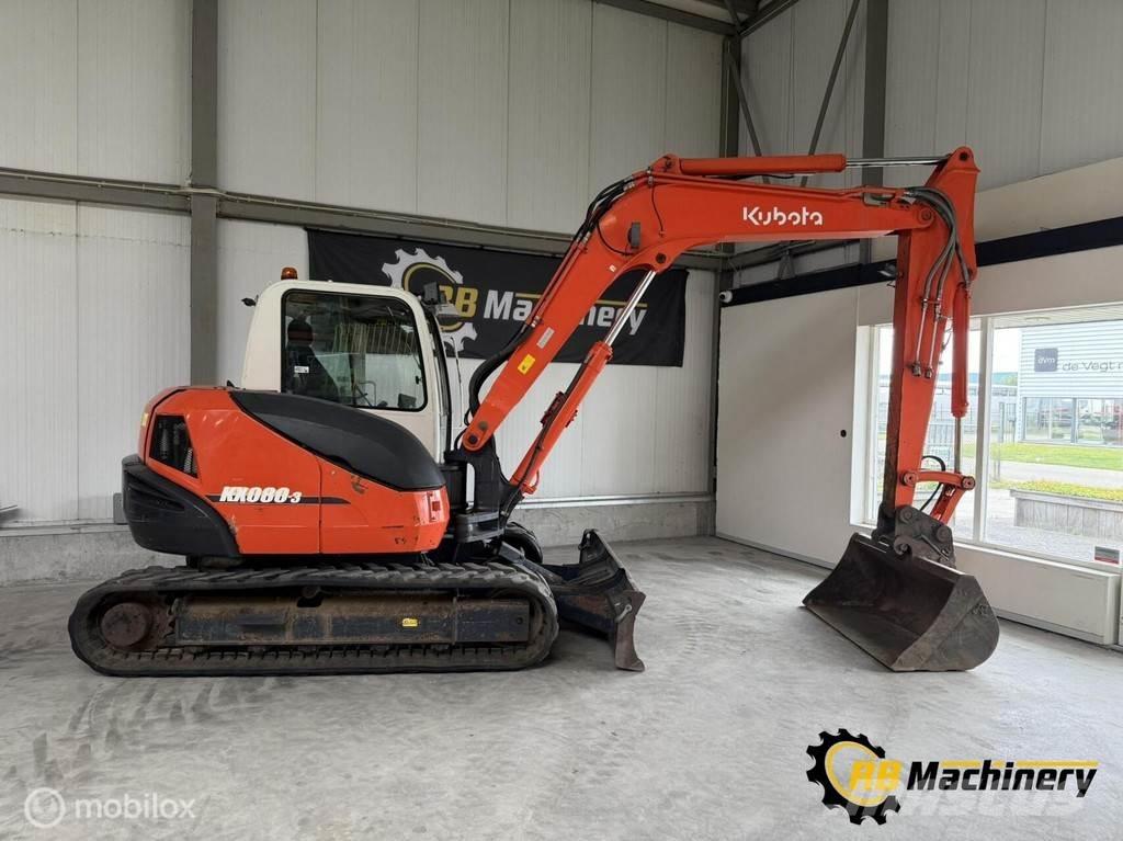 Kubota KX080-3 Mini excavators  7t - 12t