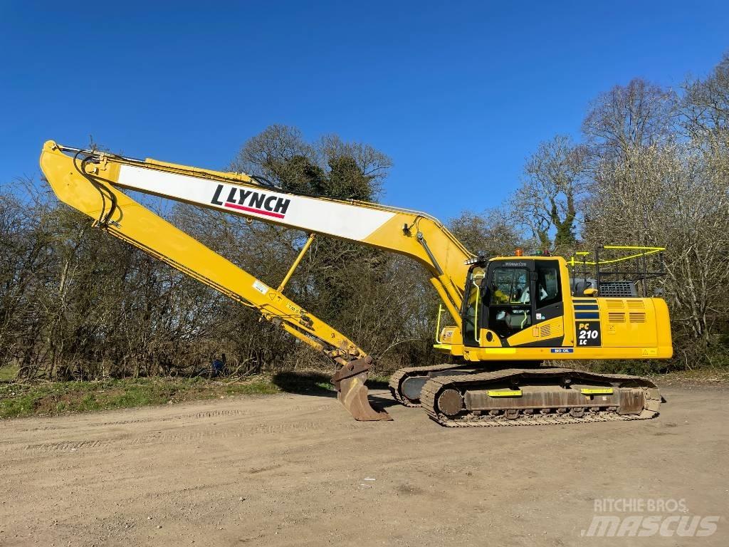 Komatsu PC 210 Long / High Reach excavators