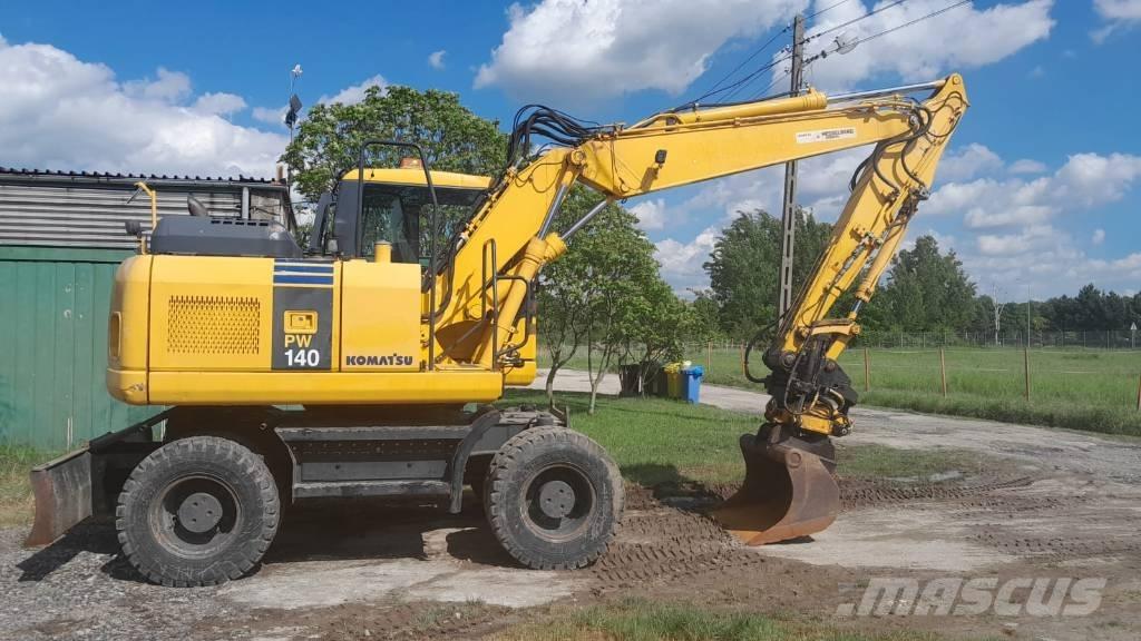 Komatsu PW 140-7 Wheeled Excavators