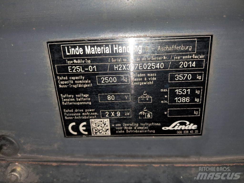 Linde E25L-01 Electric Forklifts