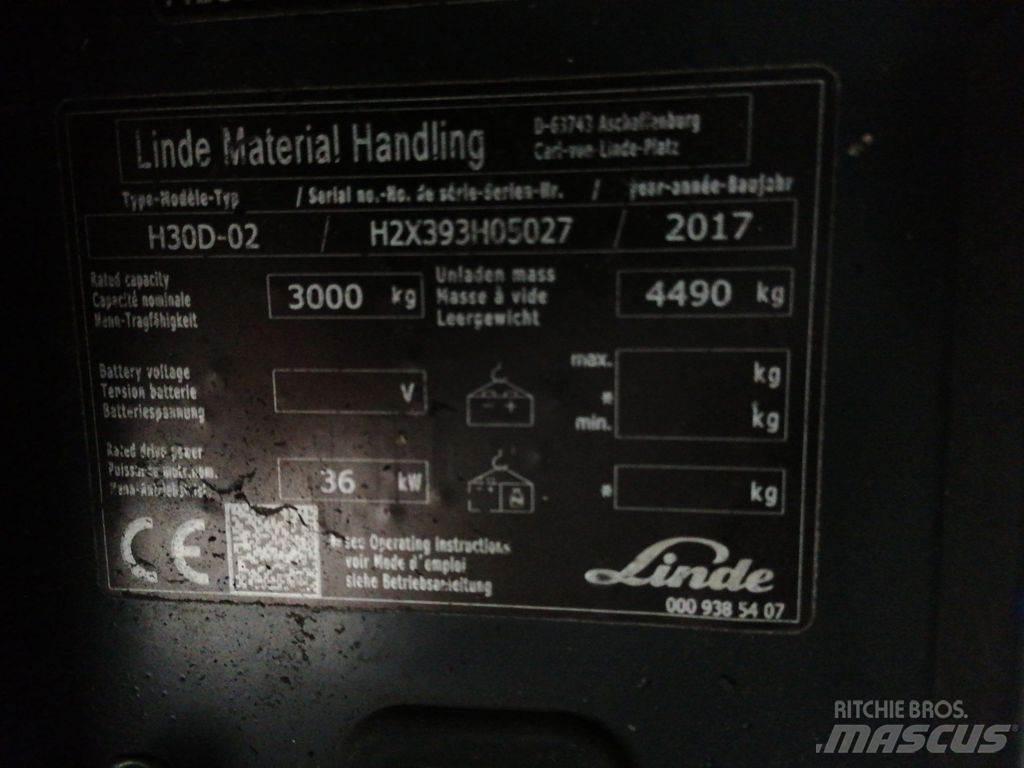 Linde H30D-02 Diesel Forklifts