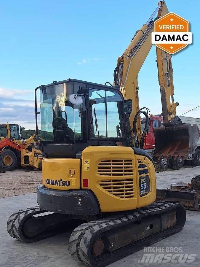 Komatsu PC55 Mini Excavators <7t (Mini Diggers)