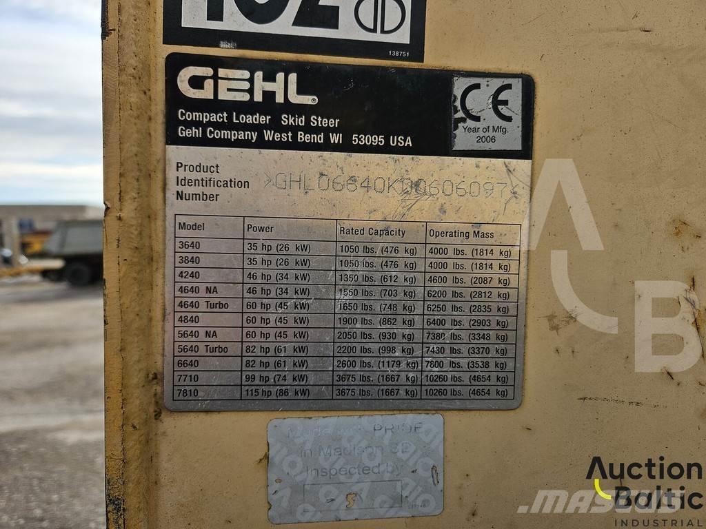 Gehl 6640 Skid Steer Loaders
