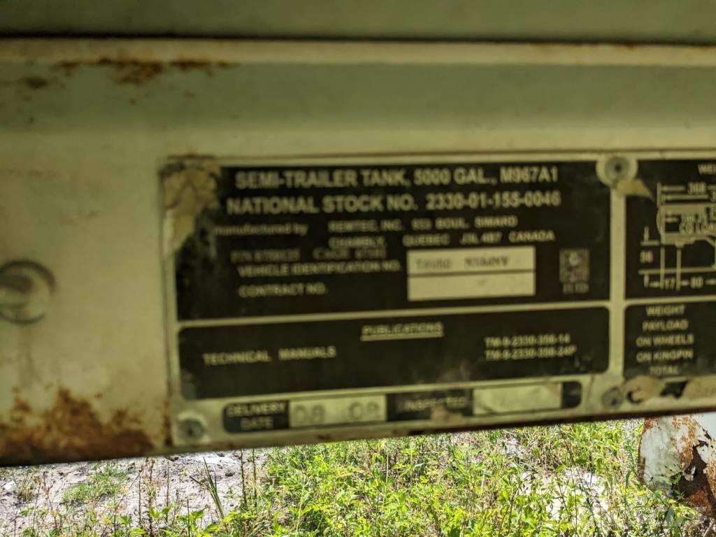 Remtec m67a1 Tank Trailers