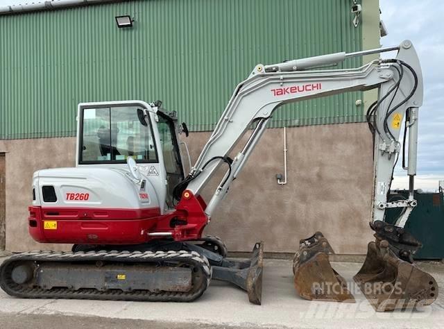 Takeuchi TB 260 Mini Excavators <7t (Mini Diggers)