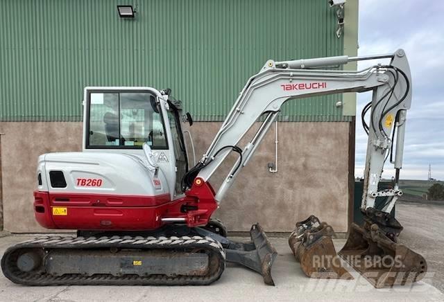 Takeuchi TB 260 Mini Excavators <7t (Mini Diggers)