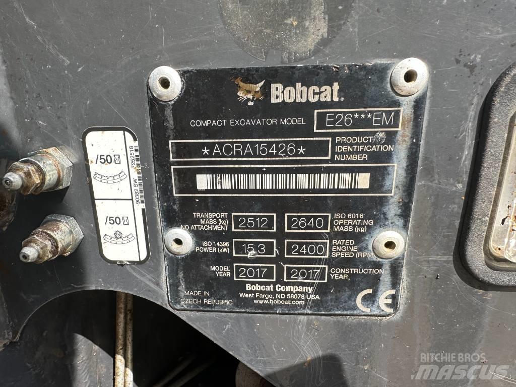 Bobcat E 26 Mini Excavators <7t (Mini Diggers)