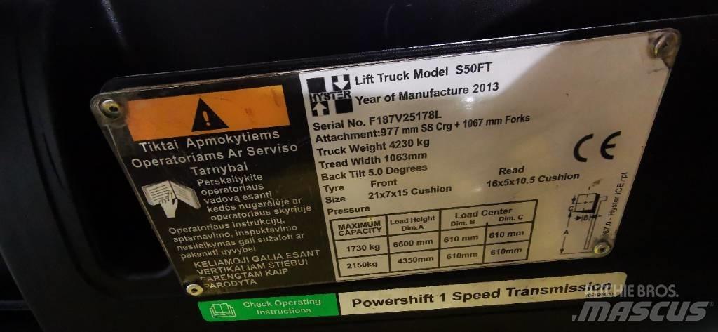 Hyster H 2.5 FT LPG LPG trucks