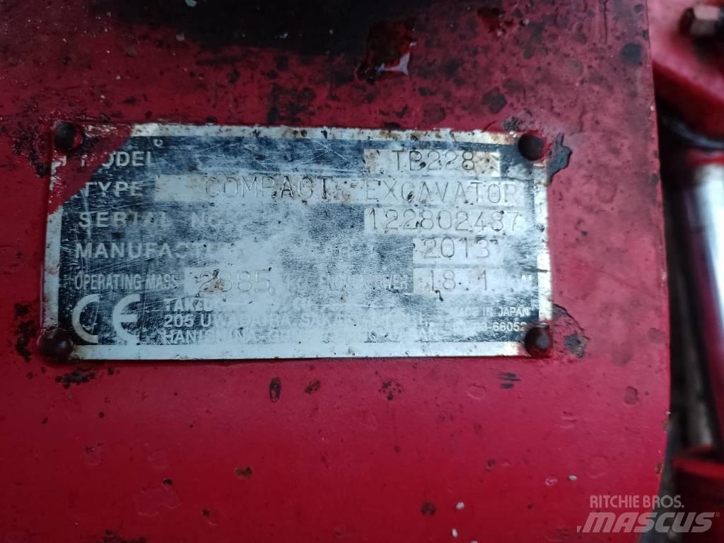 Takeuchi TB228 Mini Excavators <7t (Mini Diggers)