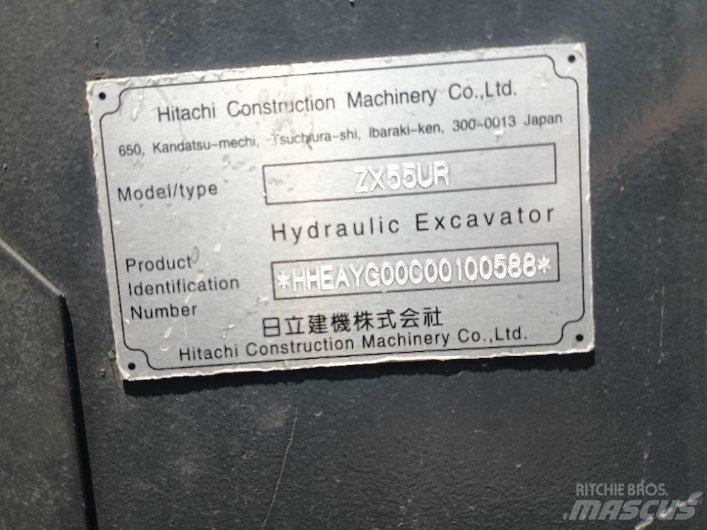 Hitachi 55 Mini Excavators <7t (Mini Diggers)
