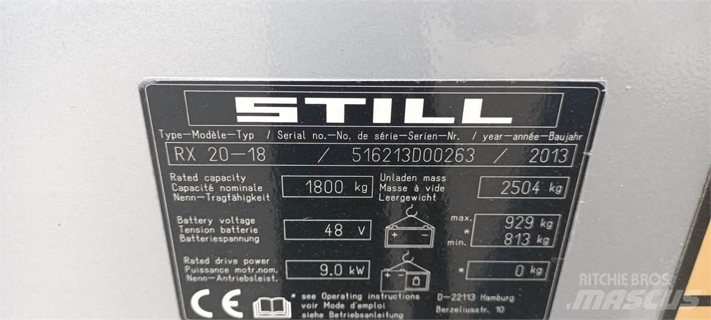 Still RX20-18 Electric Forklifts