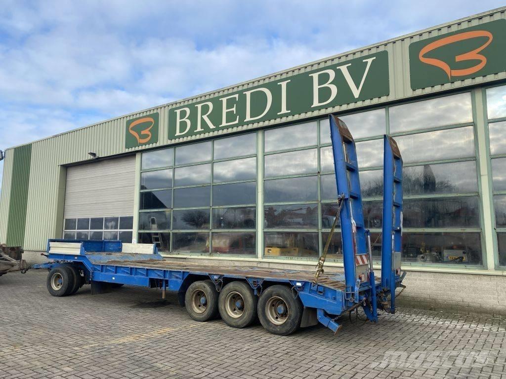  Dieplader 4 assen Lowboy trailer