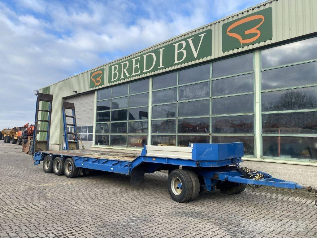  Dieplader 4 assen Lowboy trailer