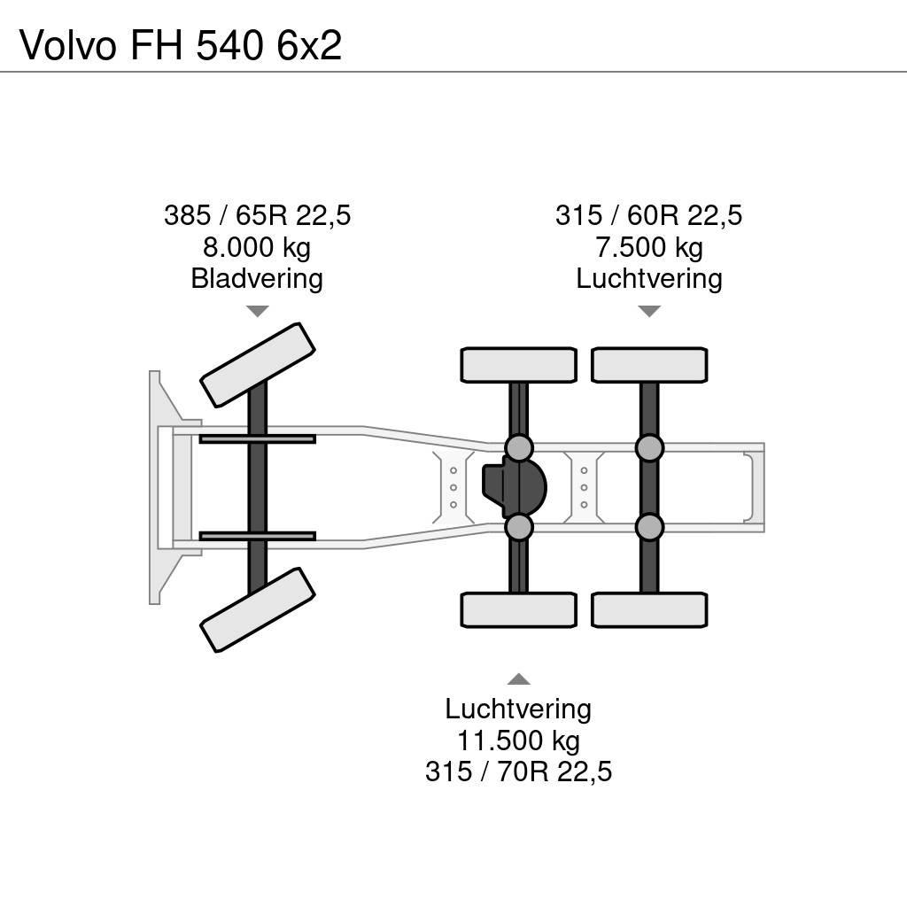 Volvo FH 540 6x2 Conventional Trucks / Tractor Trucks