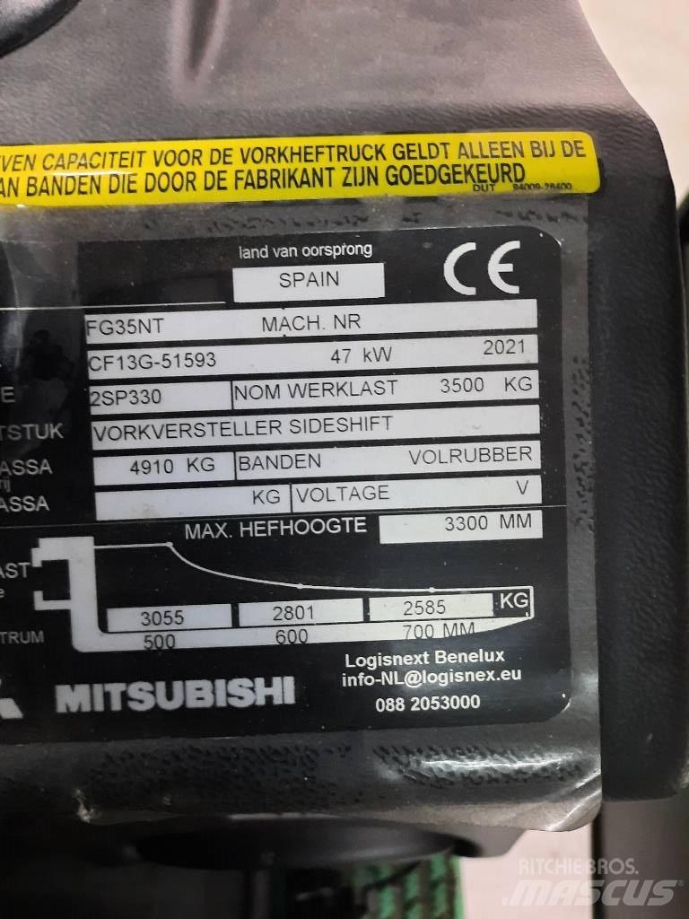 Mitsubishi FG35NT LPG trucks
