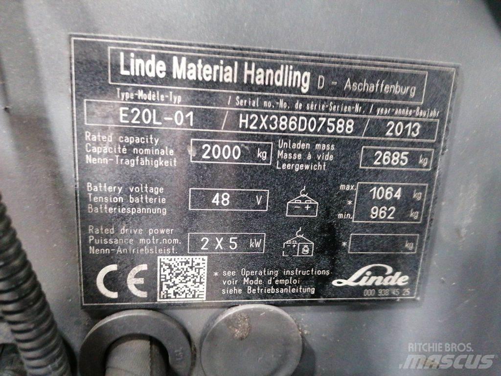 Linde E20L-01 Electric Forklifts