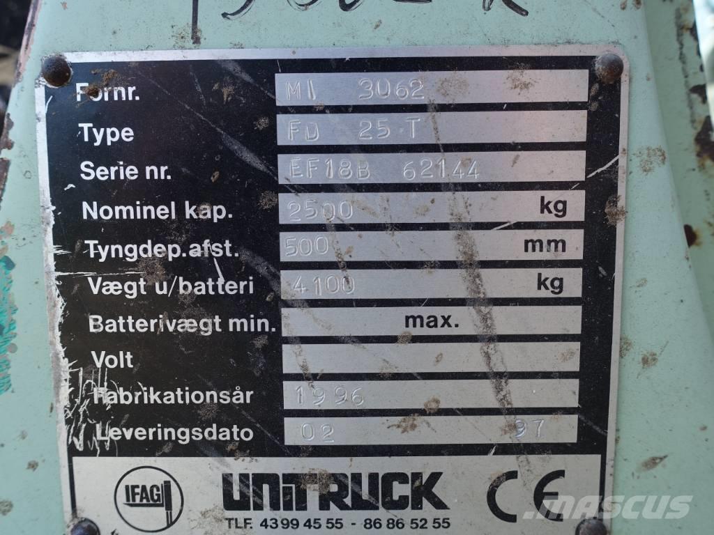 Mitsubishi FD 25 T Diesel Forklifts