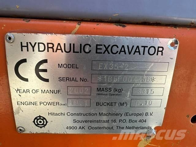 Hitachi EX 35-2 Mini Excavators <7t (Mini Diggers)