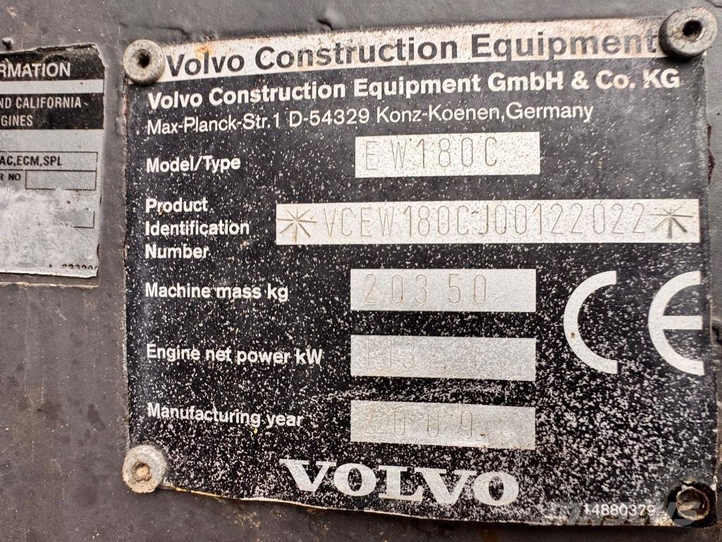 Volvo EW 180 C Wheeled Excavators