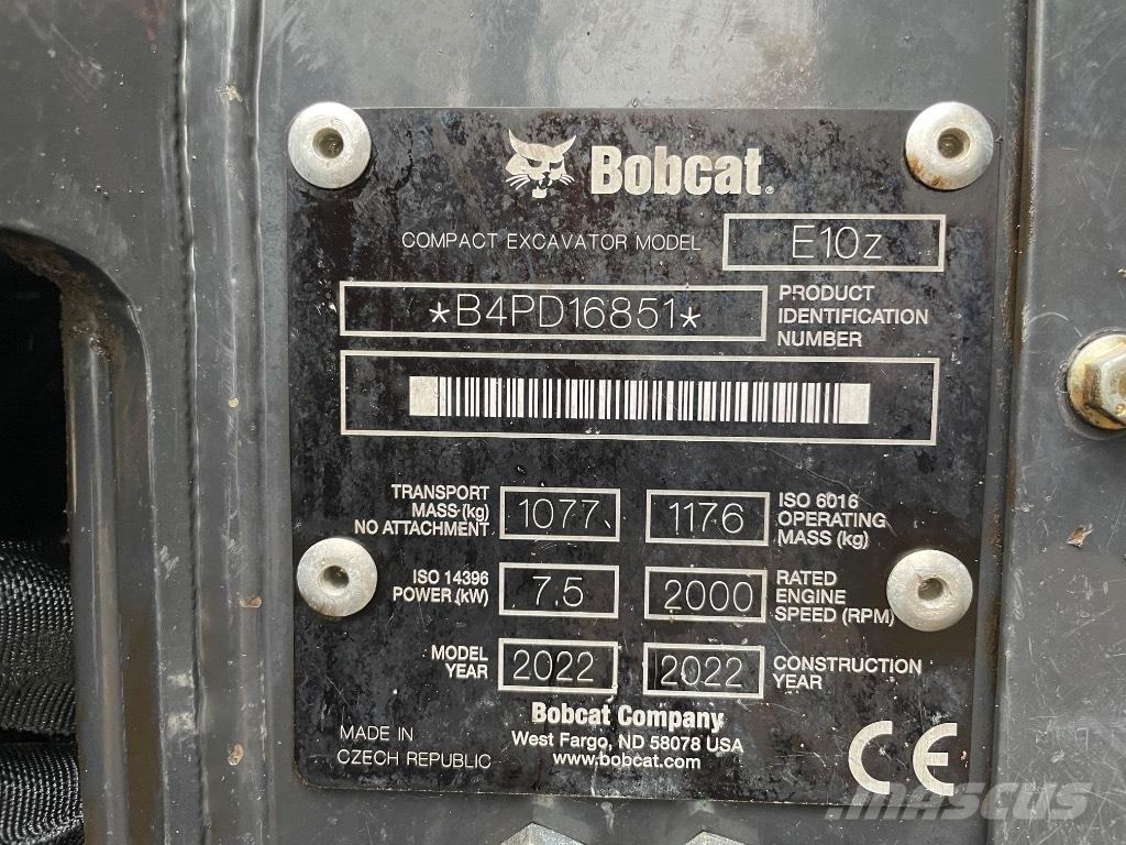 Bobcat E 10z Mini Excavators <7t (Mini Diggers)