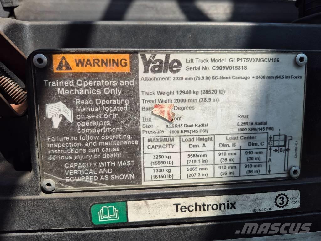 Yale GLP175VXNGCV156 Misc Forklifts