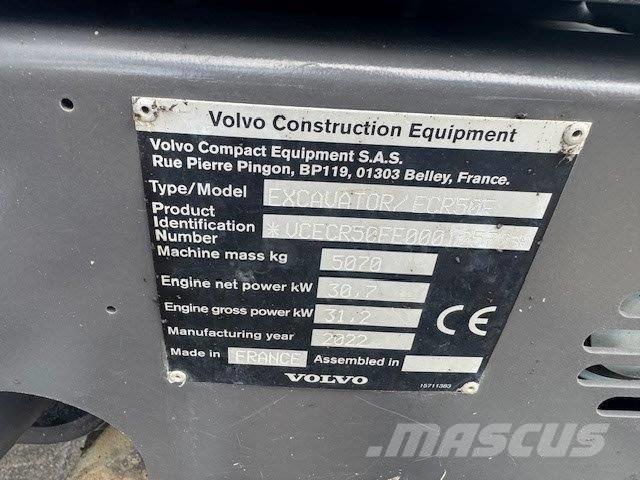 Volvo ECR50F Mini Excavators <7t (Mini Diggers)