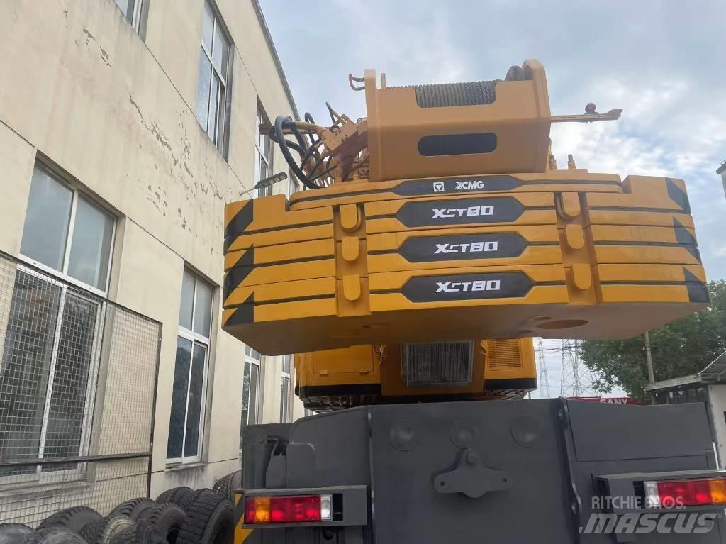 XCMG XCT 80 Mobile and all terrain cranes