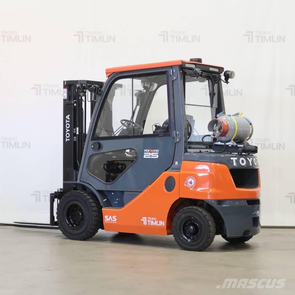 Toyota 02-8FGF25 LPG trucks