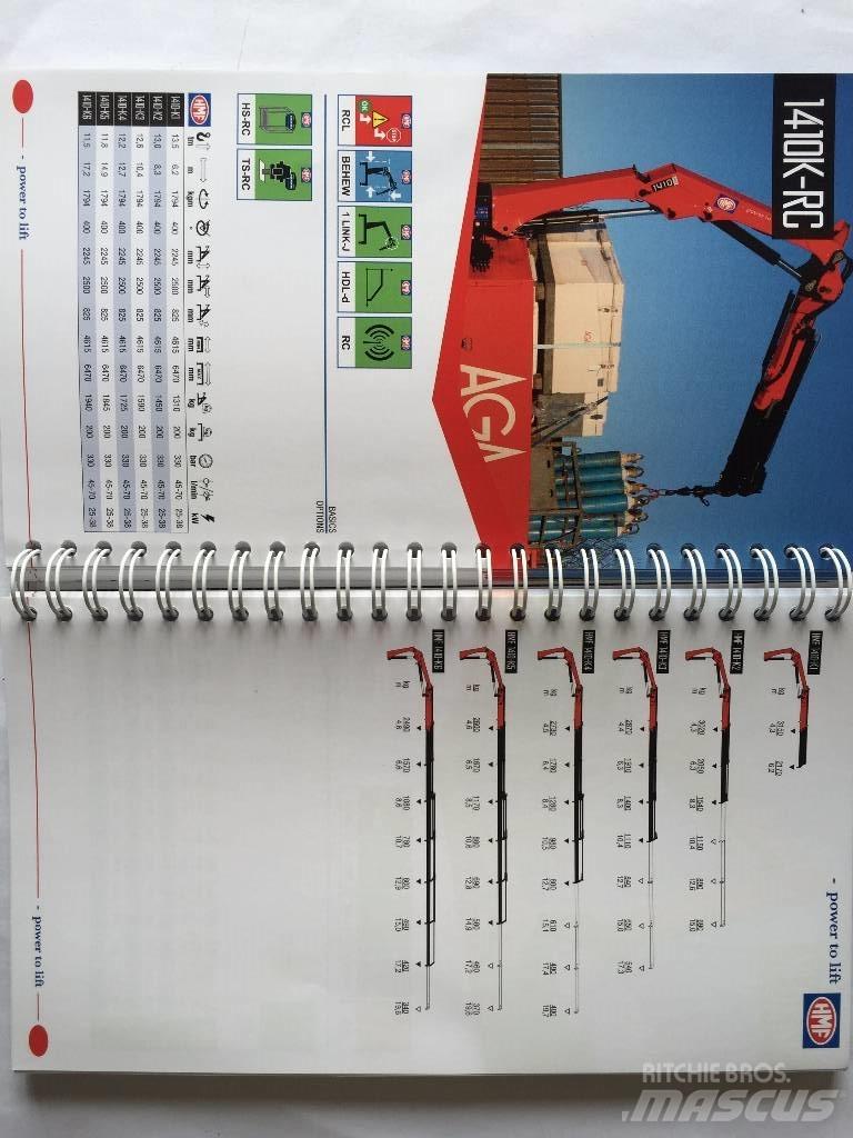HMF 1410K4RC Knuckleboom cranes