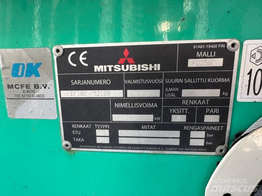 Mitsubishi FD25N Diesel Forklifts