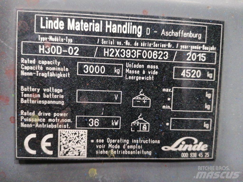Linde H30D-02 Diesel Forklifts