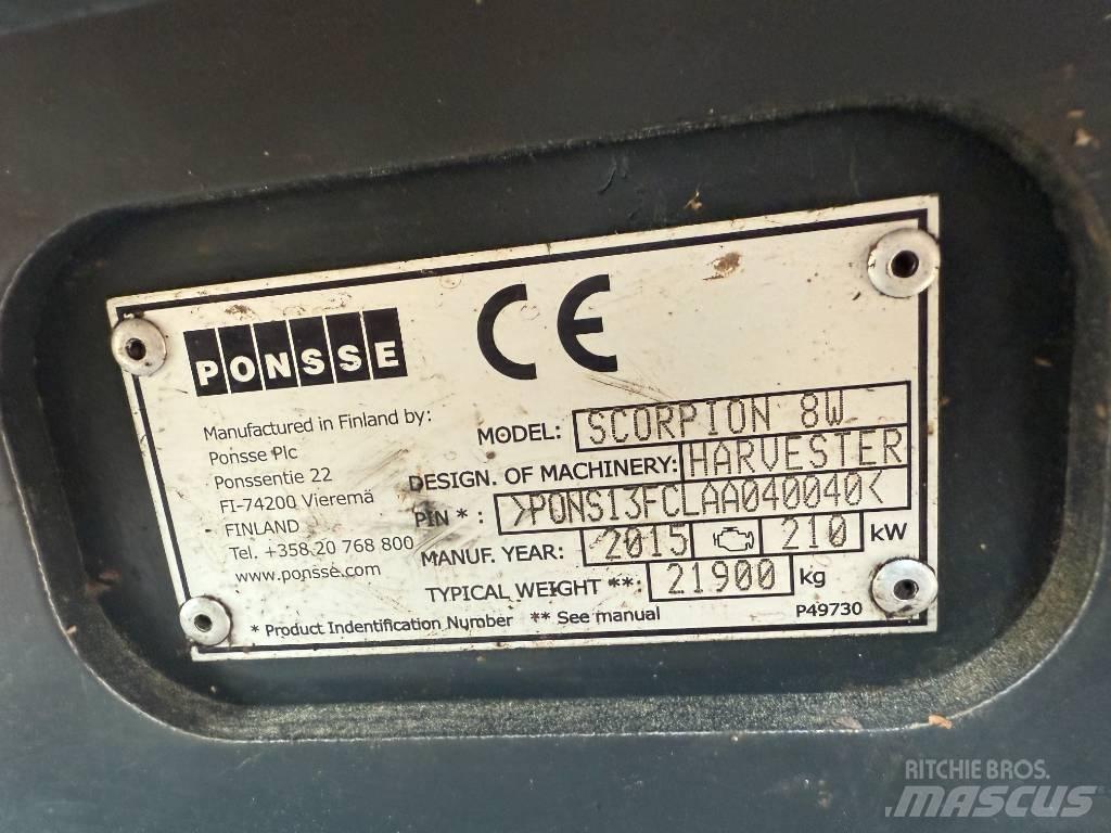 Ponsse SCORPION 8W Harvesters