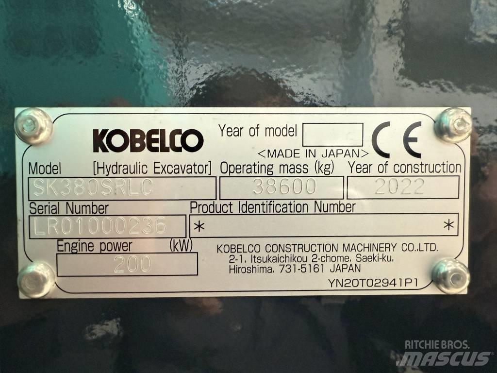 Kobelco SK380SRLC Crawler Excavators