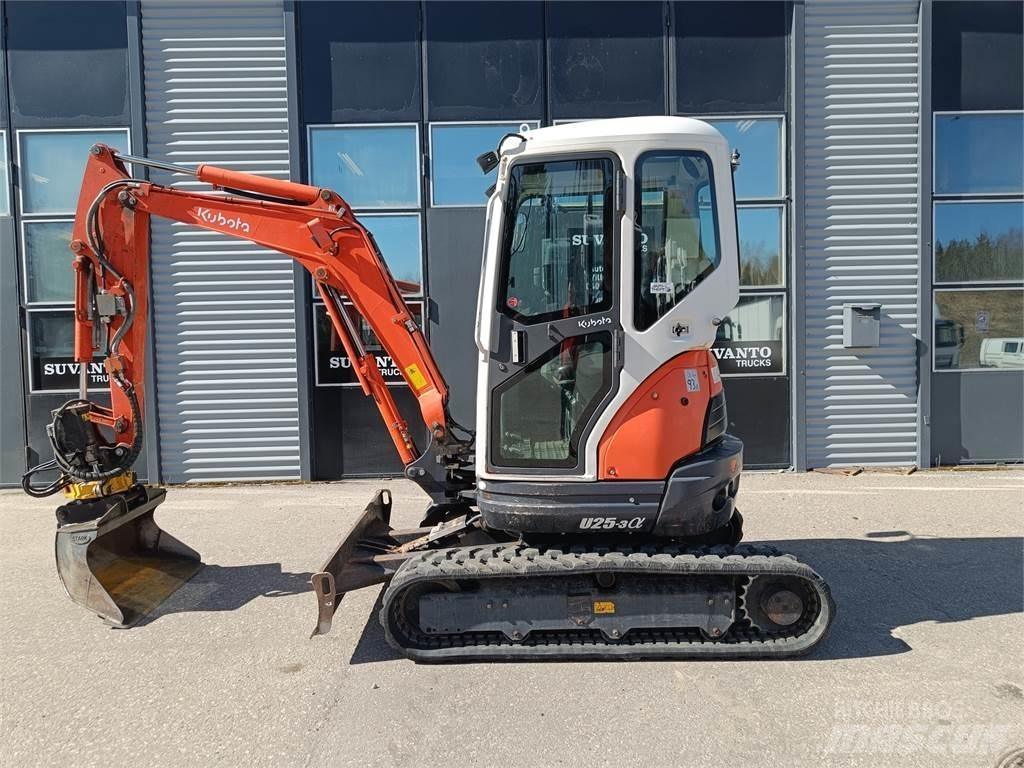 Kubota U25-3 Mini Excavators <7t (Mini Diggers)